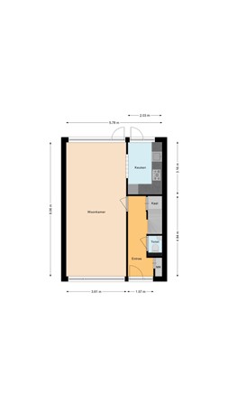 Floorplan - Populierenhof 66, 2411 TB Bodegraven